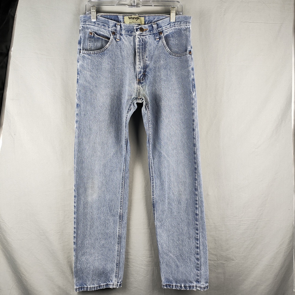 Wrangler Authentics Jeans Mens 32x30 Blue Regular Straight Leg Denim 10ZM100SW
